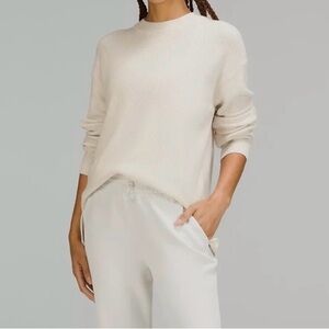 Lululemon Merino Wool-Blend Rib Crewneck Sweater